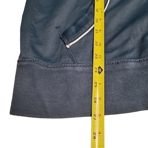 American Eagle XL Teal Vintage Fit Long Sleeve Zip Up Varsity Jacket Pockets - Picture 4 of 7